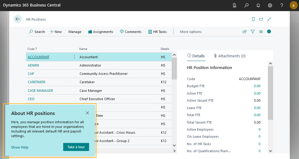 HR Positions page Teaching Tour