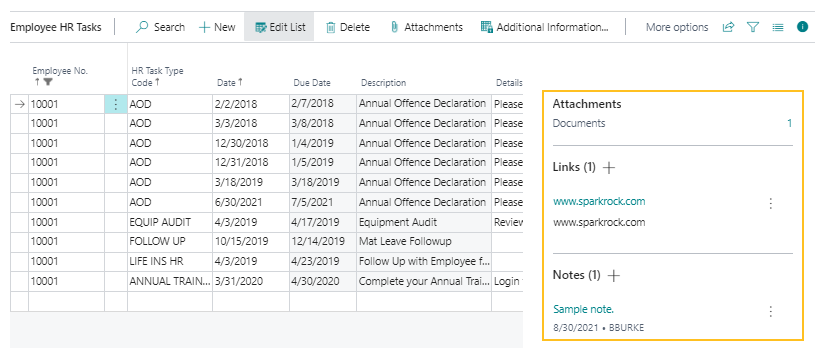 Attachments, Links, and Notes FactBoxes