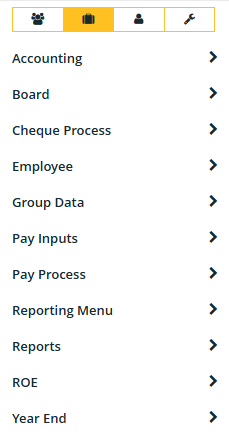Payroll tab