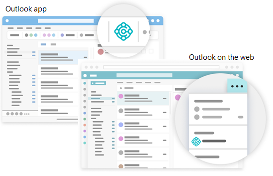 Access Business Central add-ins in Outlook.