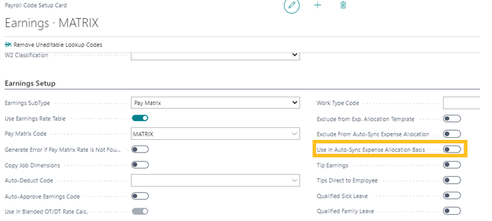 Auto-sync Expense Allocation Lines