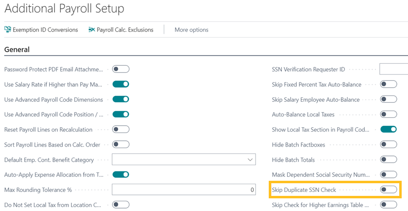 Skip duplicate SSN check